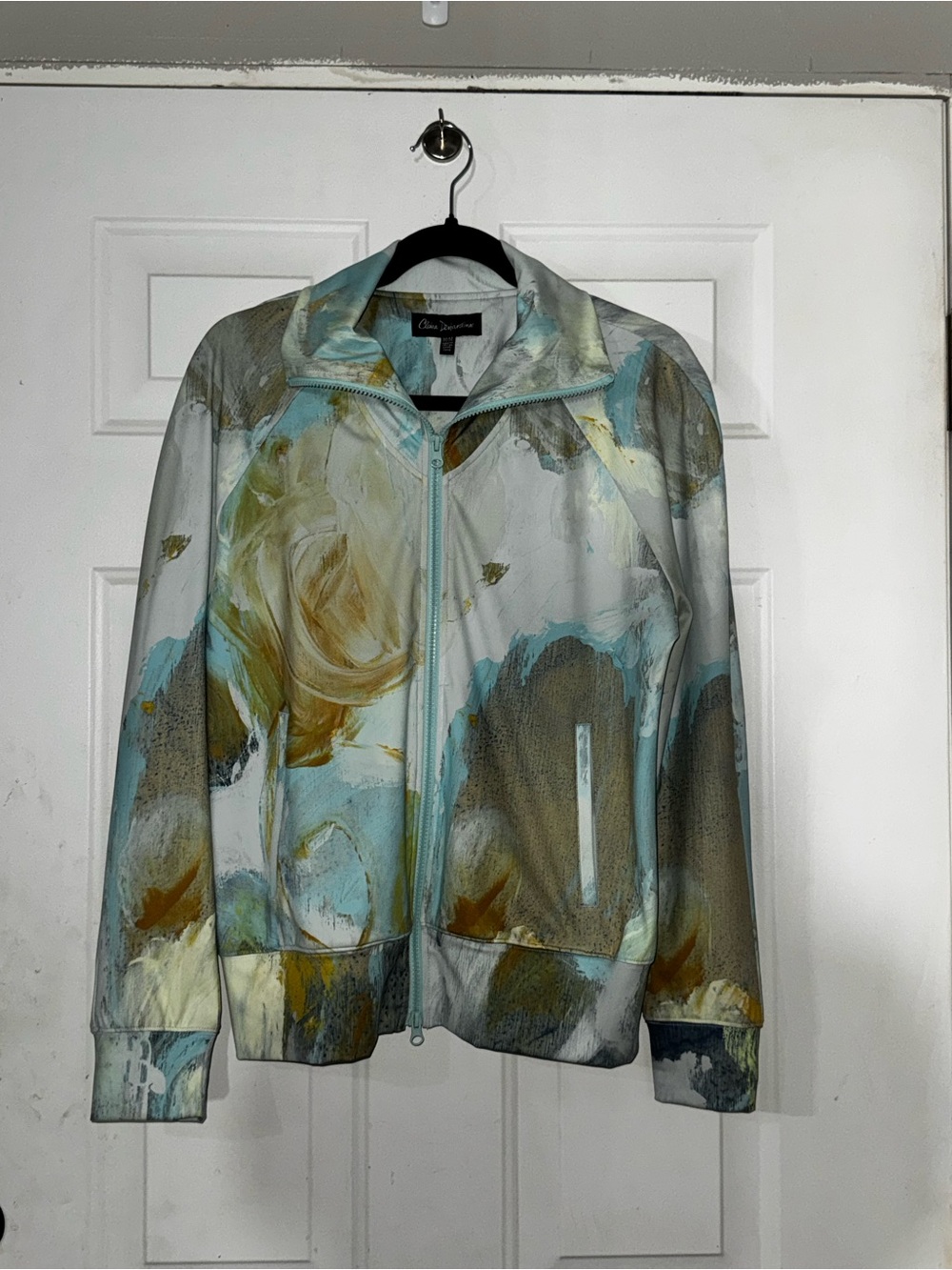 Claire Desjardin Track Jacket Painterly